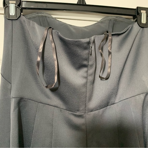 Club Monaco Strapless Satin jumpsuit New Size 2 - Picture 7 of 16